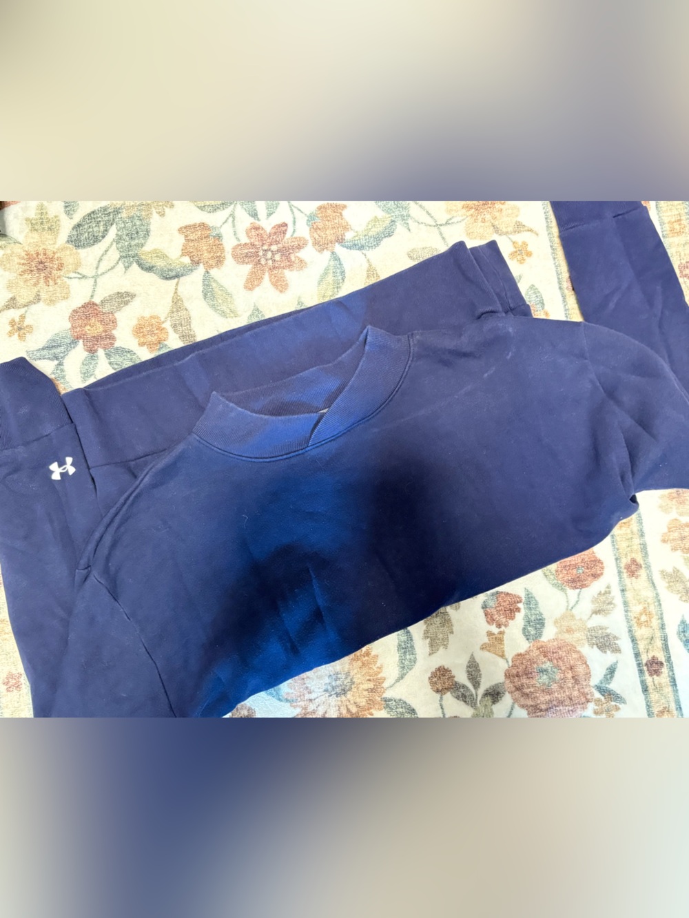 LG Men's Navy Blue Crewneck Sweater